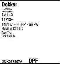 Walker DCK057397A - Система випуску ОГ autocars.com.ua