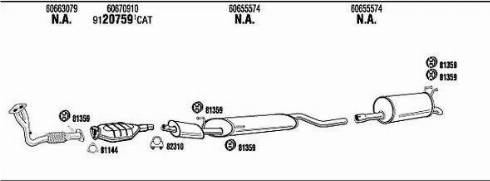 Walker FI95051A - Система випуску ОГ autocars.com.ua