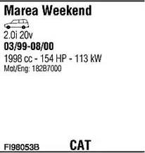 Walker FI98053B - Система випуску ОГ autocars.com.ua