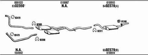 Walker FO61625A - Система випуску ОГ autocars.com.ua