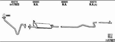 Walker FO80556 - Система випуску ОГ autocars.com.ua