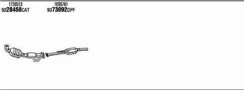 Walker FOK006850B - Система випуску ОГ autocars.com.ua