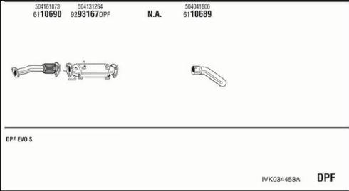 Walker IVK034458A - Система выпуска ОГ avtokuzovplus.com.ua