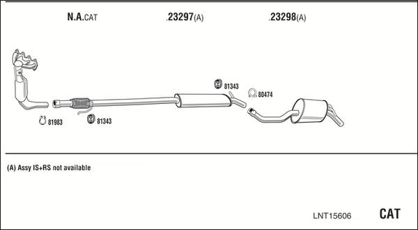 Walker LNT15606 - Система выпуска ОГ avtokuzovplus.com.ua