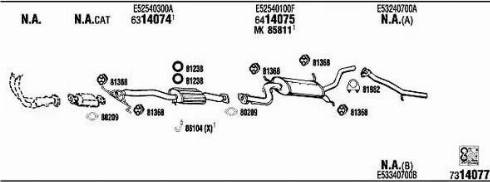 Walker MA40022 - Система випуску ОГ autocars.com.ua