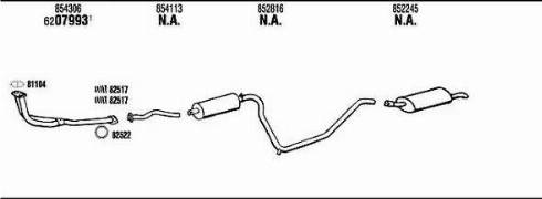 Walker OP40083 - Система випуску ОГ autocars.com.ua
