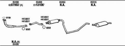 Walker OP40104 - Система випуску ОГ autocars.com.ua