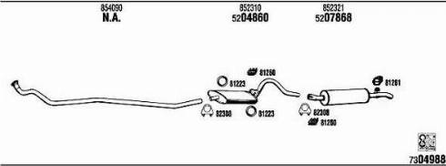 Walker OP50604 - Система випуску ОГ autocars.com.ua