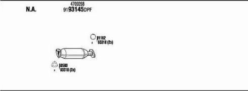 Walker OPK023427A - Система випуску ОГ autocars.com.ua