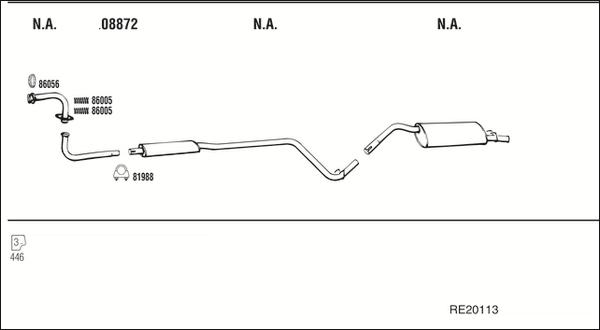 Walker RE20113 - Система випуску ОГ autocars.com.ua