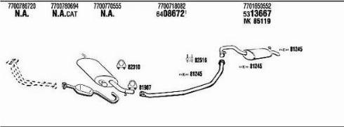 Walker RE30958 - Система випуску ОГ autocars.com.ua