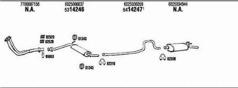 Walker RE93212 - Система випуску ОГ autocars.com.ua