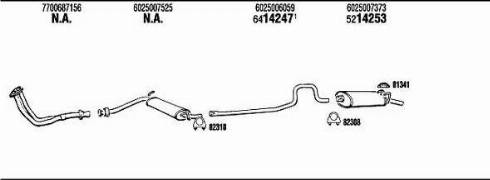 Walker RE93214 - Система випуску ОГ autocars.com.ua