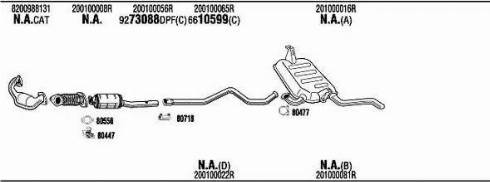 Walker REK027532AB - Система випуску ОГ autocars.com.ua