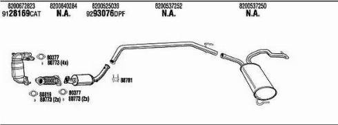 Walker REK028516BA - Система випуску ОГ autocars.com.ua