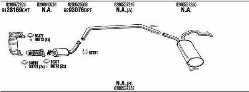 Walker REK031996BA - Система випуску ОГ autocars.com.ua