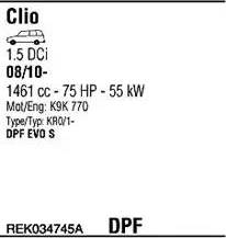 Walker REK034745A - Система випуску ОГ autocars.com.ua