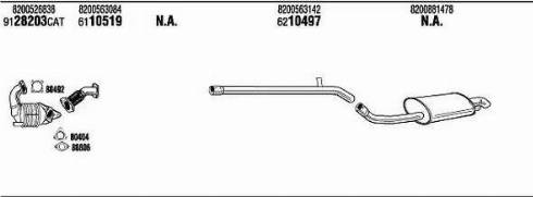 Walker REK034747C - Система выпуска ОГ avtokuzovplus.com.ua