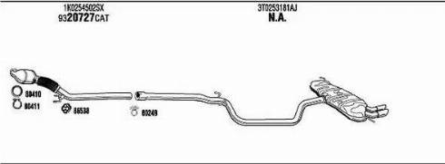 Walker SKH11006A - Система випуску ОГ autocars.com.ua