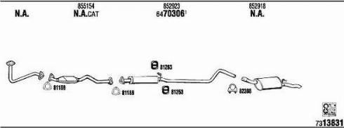 Walker VH20280 - Система випуску ОГ autocars.com.ua