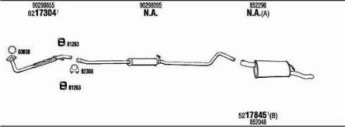 Walker VH20284 - Система випуску ОГ autocars.com.ua