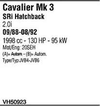 Walker VH50923 - Система випуску ОГ autocars.com.ua