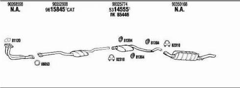Walker VH50929 - Система випуску ОГ autocars.com.ua