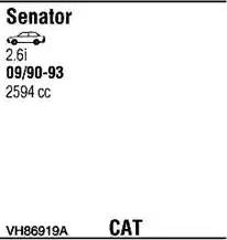 Walker VH86919A - Система випуску ОГ autocars.com.ua