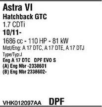 Walker VHK012097AA - Система випуску ОГ autocars.com.ua