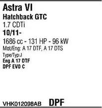 Walker VHK012098AB - Система випуску ОГ autocars.com.ua