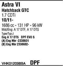 Walker VHK012098BA - Система випуску ОГ autocars.com.ua