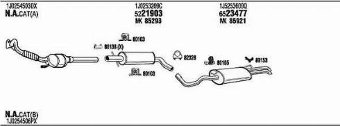Walker VWH16348 - Система випуску ОГ autocars.com.ua