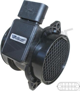 Walker Products 245-1091 - Датчик потоку, маси повітря autocars.com.ua