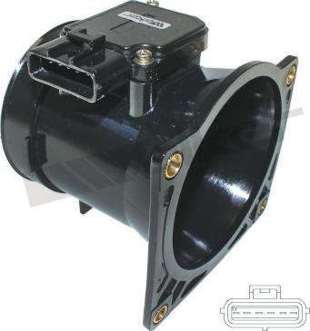 Walker Products 245-1136 - Датчик потоку, маси повітря autocars.com.ua