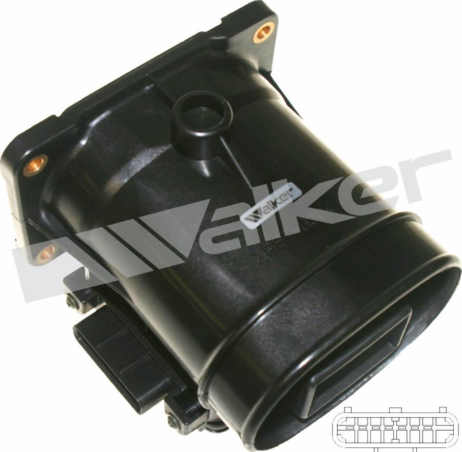 Walker Products 245-1152 - Датчик потоку, маси повітря autocars.com.ua