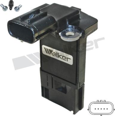 Walker Products 245-1178 - Датчик потоку, маси повітря autocars.com.ua