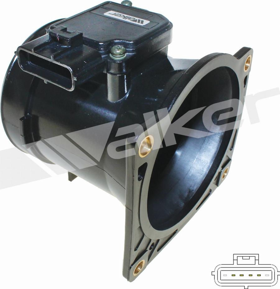 Walker Products 2451191 - Датчик потоку, маси повітря autocars.com.ua