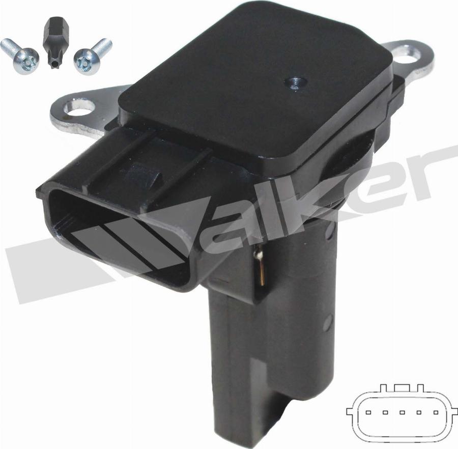 Walker Products 245-1195 - Датчик потоку, маси повітря autocars.com.ua