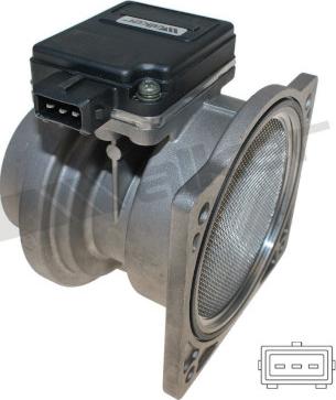 Walker Products 245-1197 - Датчик потоку, маси повітря autocars.com.ua