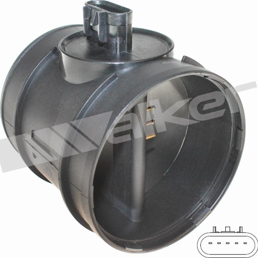 Walker Products 2451229 - Датчик потоку, маси повітря autocars.com.ua