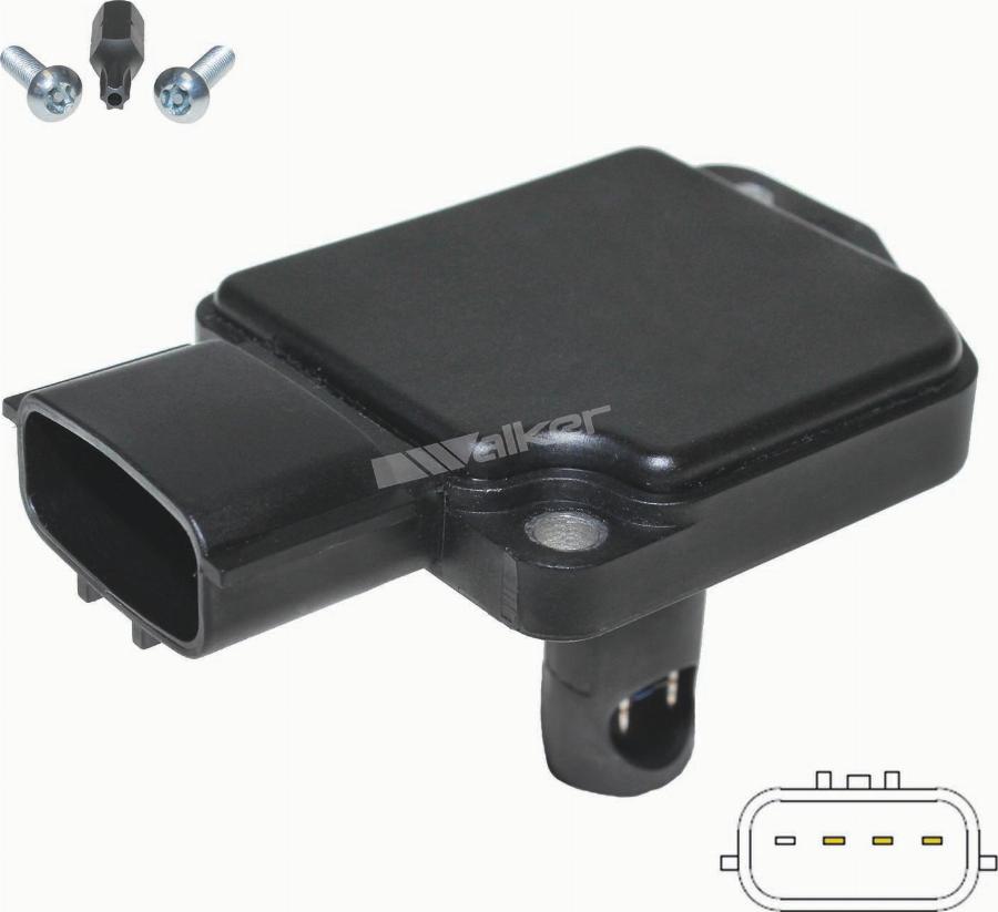 Walker Products 2451237 - Датчик потоку, маси повітря autocars.com.ua