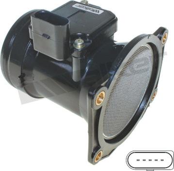 Walker Products 245-1239 - Датчик потоку, маси повітря autocars.com.ua