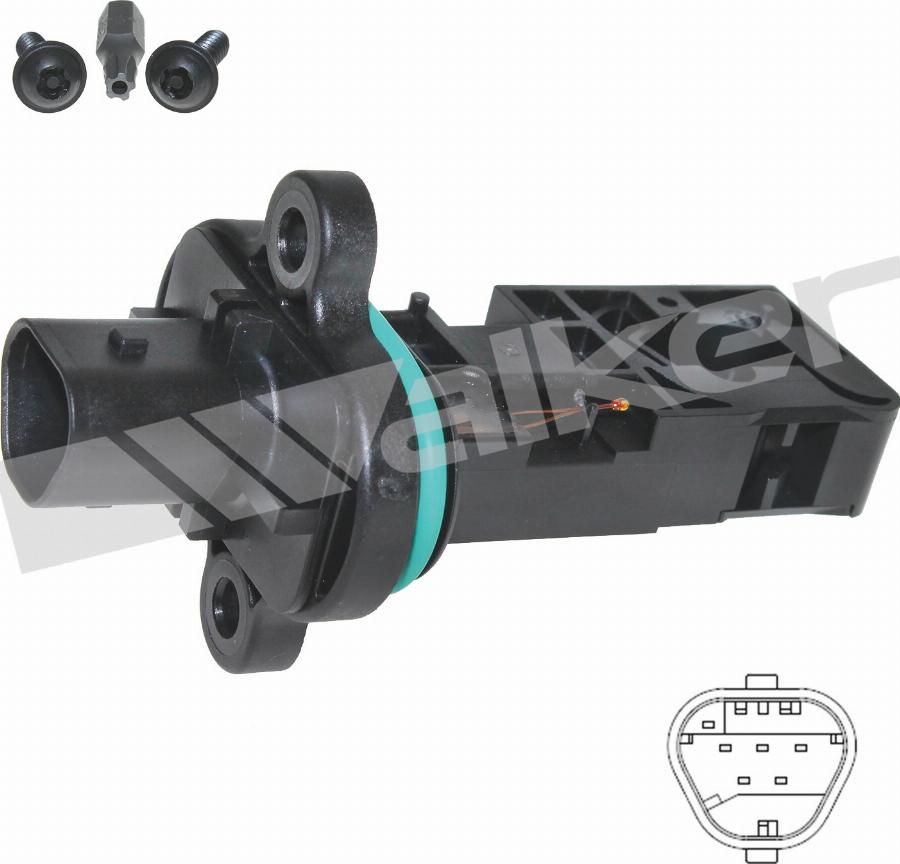 Walker Products 245-1241 - Датчик потоку, маси повітря autocars.com.ua