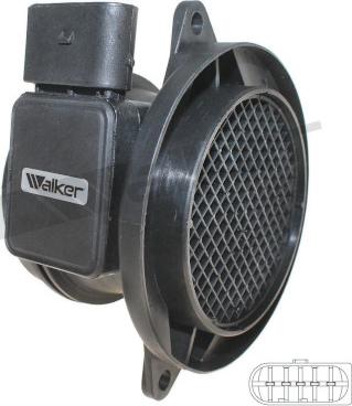 Walker Products 245-1247 - Датчик потоку, маси повітря autocars.com.ua