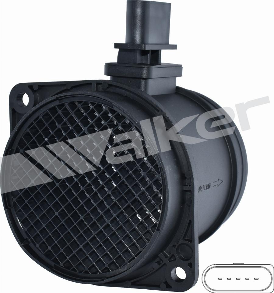 Walker Products 245-1286 - Датчик потоку, маси повітря autocars.com.ua