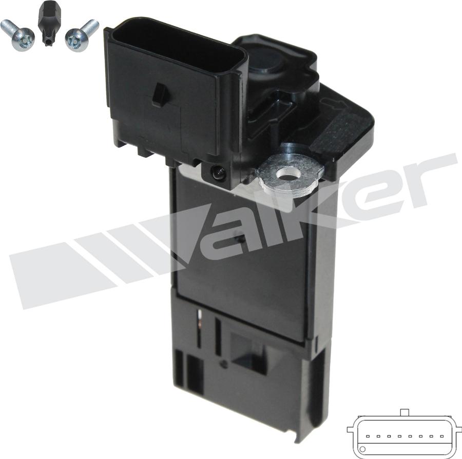 Walker Products 245-1315 - Датчик потоку, маси повітря autocars.com.ua