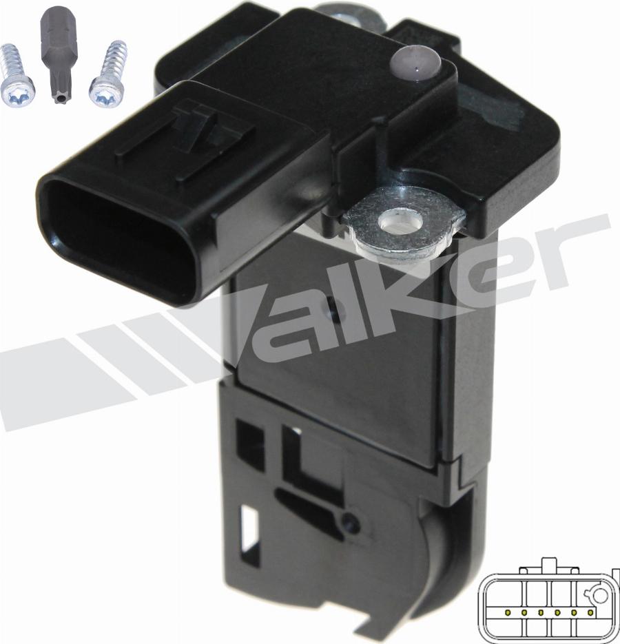 Walker Products 245-1328 - Датчик потоку, маси повітря autocars.com.ua