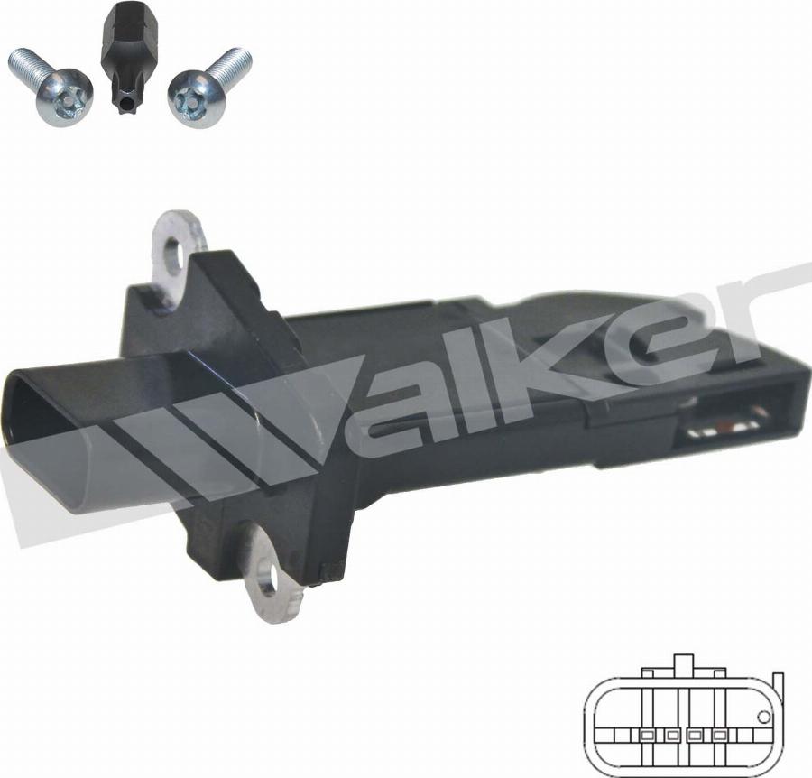 Walker Products 245-1329 - Датчик потоку, маси повітря autocars.com.ua