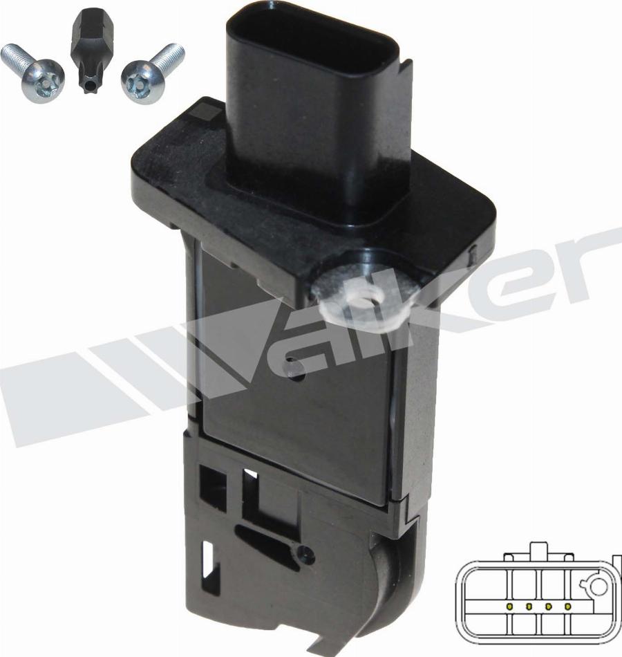 Walker Products 245-1330 - Датчик потоку, маси повітря autocars.com.ua