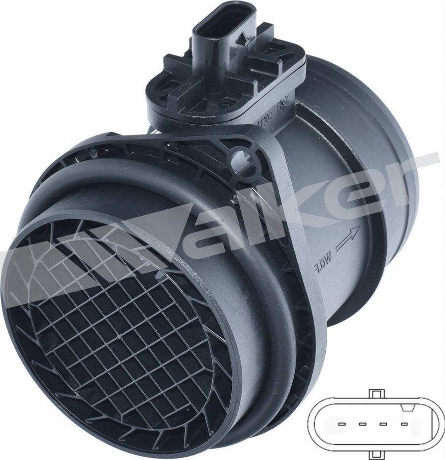 Walker Products 245-1396 - Датчик потоку, маси повітря autocars.com.ua